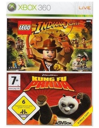 Lego Indiana Jones + Kung Fu Panda - Xbox 360