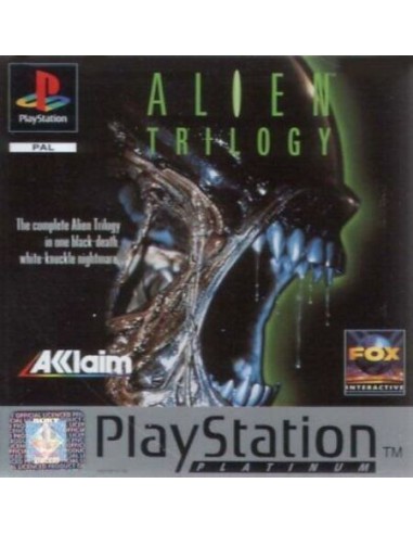 Alien Trilogy - Platinum - Completo - PS1