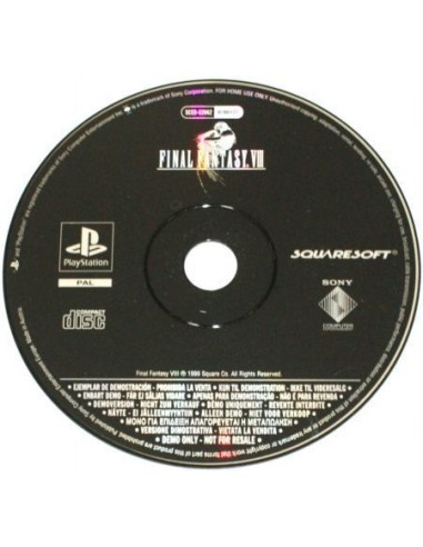 Final Fantasy VIII - Disco DEMO - PS1