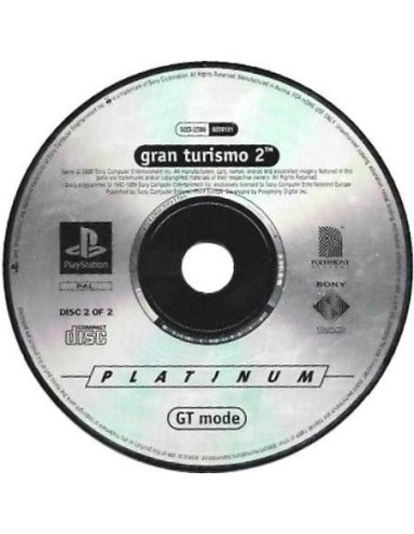 Gran Turismo - Platinum Disco 2/2 - PS1