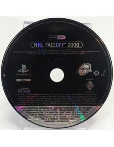 NHL Faceoff 2000 - Disco Promo - PS1