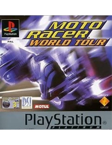 Moto Racer World Tour - Platinum - Completo - PS1