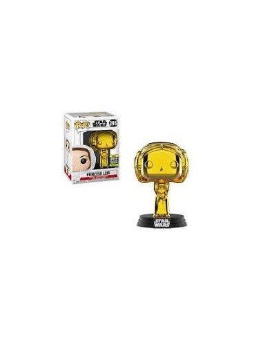 Figura Funko Pop Star Wars Chrome - Princes Leia 295