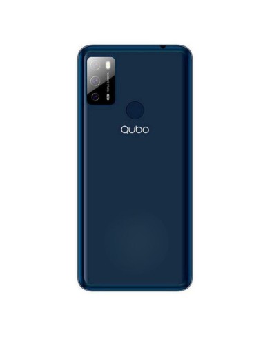 Qubo P668 - 4Gb/64GB - 4G - 6,53" - Sensor de huella - Dual Sim - 4900mAh - 8MP + 0,3MP + 5MP - Azul