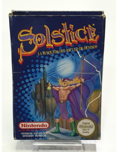Solstice: La búsqueda del baculo de demnos - Sin manual - Nintendo NES
