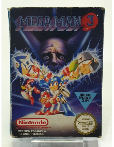 Mega Man 3 - Sin manual - Nintendo NES