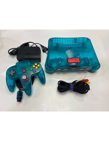 Consola Nintendo 64 Ice Blue + Expansion Pak 64 + Cableado