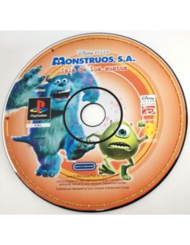 Monstruos Isla de los Sustos - Disco Suelto - PS1