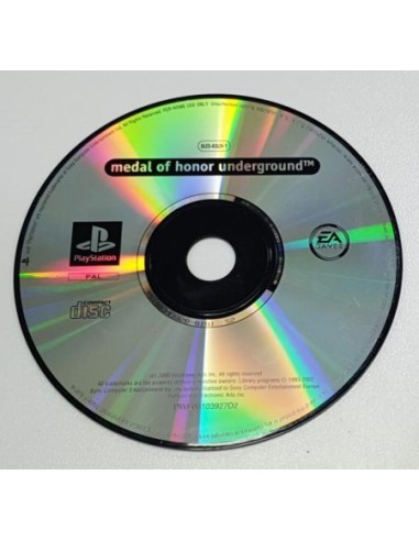 Medal Honor: Underground - Platinum - Disco Suelto - PS1 PSX