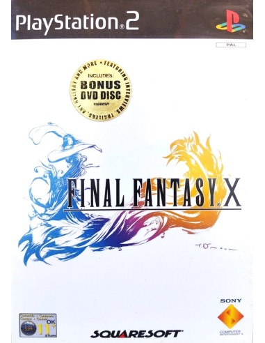 Final Fantasy X + DVD - PS2