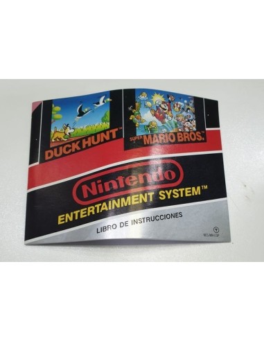 Manual Duck Hunt y Mario Bros NES