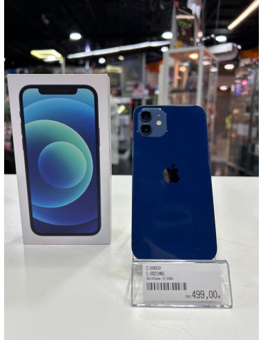 iPhone 12 64GB - Salud Bateria 100% - Azul