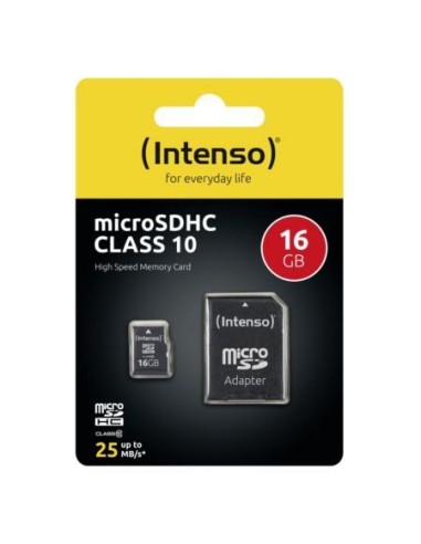 Tarjeta Micro SD Intenso 16GB