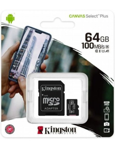 Micro sd Kingston 64GB Canvas Select Plus