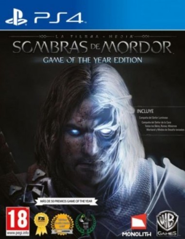 La Tierra Media Sombras de Mordor GOTY - PS4