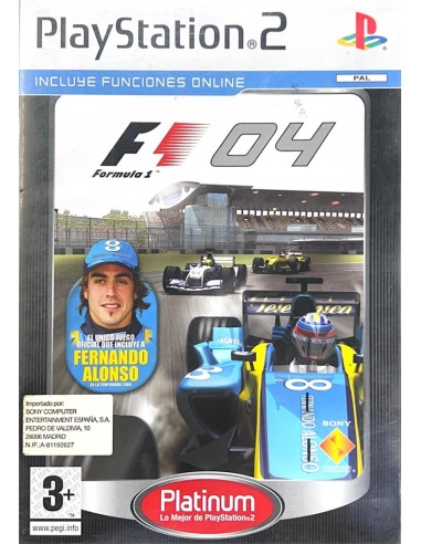 Formula One 04 - F1 2004 - Platinum - PS2