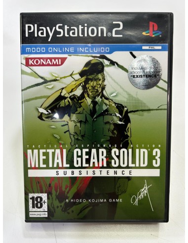 Metal Gear Solid 3 Subsistence - PS2