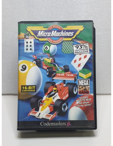 Micromachines - Sega Mega Drive - Completo