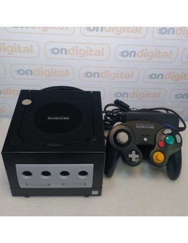 Consola Game Cube Negra con mando