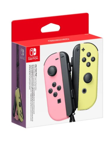 Joy-Con Izquierdo-Derecho Rosa-Amarillo Pastel - S