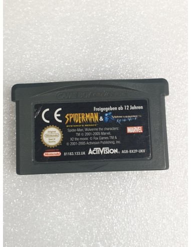 Spiderman & Wolverine Revenge - Cartucho - GBA