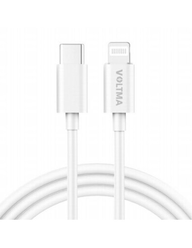 Cable USB-C a Lightning 30W Silicona 1.2M Voltma