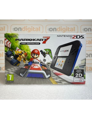 Consola Nintendo 2DS - Azul - Caja Mario Kart 7