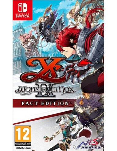 Ys IX Monstrum Nox Pact Edition - Precintado - Nintendo Switch