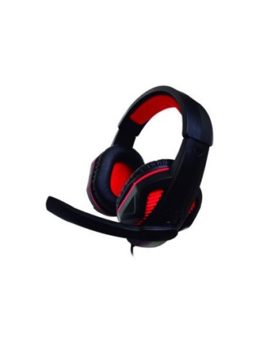 Auricular Nuwa Gaming Headset Negro/Rojo