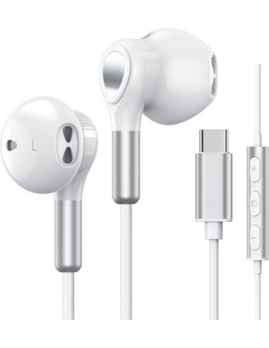 Auriculares USB-C ISER SC3021 Blanco