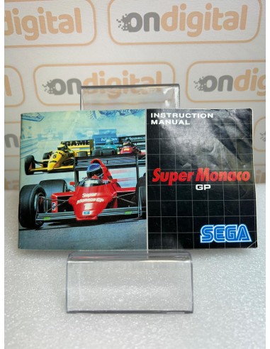 Manual Super Monaco - Mega Drive