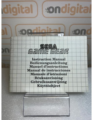 Manual Consola Sega Game Gear