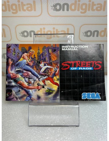 Manual Streets of Rage - Mega Drive