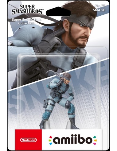 Amiibo Solid Snake (Colección Super Smash Bros) -