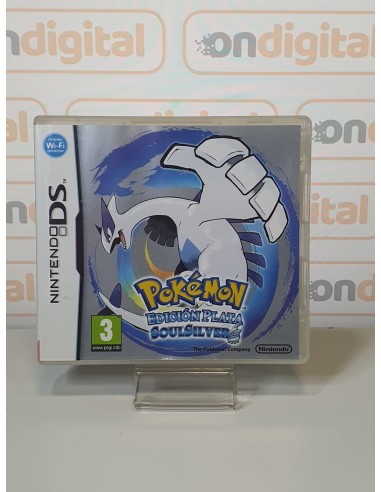 Pokemon Edición Plata SoulSilver - Sin Pokewalker - Sin Manual - Nintendo DS