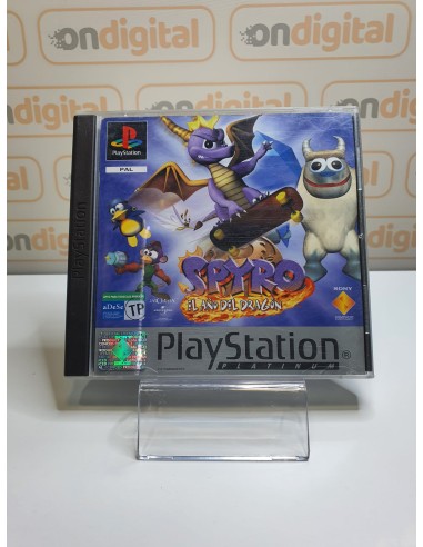 Spyro: El año del dragón - Year of the dragon - Platinum - PS1